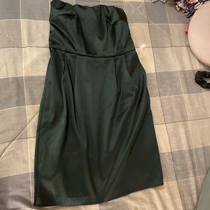 Green cocktail dress